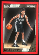 2016-17 Panini Hoops #285 DeJounte Murray Rookie Red SP /49 RC
