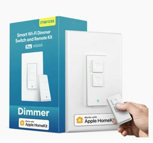 Meross Smart Dimmer Switch With Remote Compatible With Apple, Alexa, Google - Picture 1 of 3