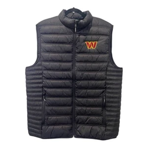 Mens Stormtech Performance Vest Black Packable Washington Commanders Sz XL NEW - Picture 1 of 10