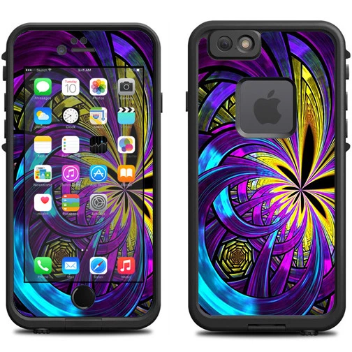 Skin Decal for Lifeproof iPhone 6 Fre Case / Purple Beautiful Design - Image 1 of 1