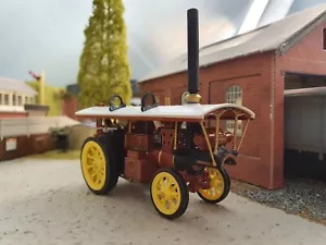 Fairground Showmans Traction Engine Circus Burrell Wagon Steam 1:76 Oxford Model - Foto 1 di 10