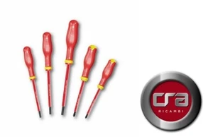 USAG 091 SH5 SERIE DI 5 GIRAVITI CACCIAVITI ISOLATI 1000 VOLT PER ELETTRICISTI - Imagen 1 de 2
