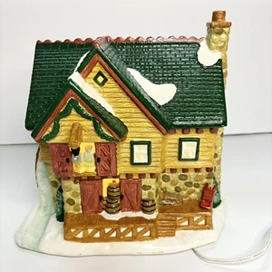 Santa's Best Christmas in the Rockies beleuchtetes Haus Chalet Urlaub mit Box - Bild 1 von 24
