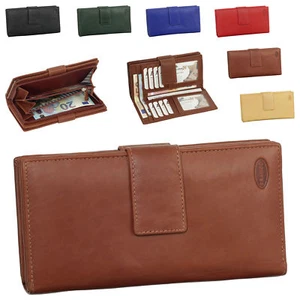 Cartera de cuero de lujo para mujer XXL Branco 235 - Imagen 1 de 31