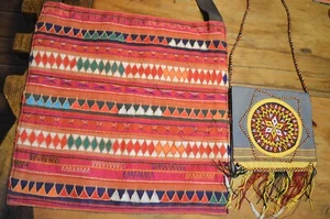 2 bolsos de mano estilo nativo americano, carteras, bolsos de mano, grandes y pequeños, bordados - Imagen 1 de 7