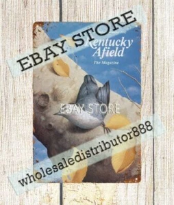 Kentucky hunting wildlife fishing bird rustic cabin metal tin sign wall posters - Picture 1 of 4