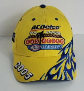 NHRA Nationals AC Delco Las Vegas Nevada Embroidered Strapback Hat 2005 - Picture 1 of 6