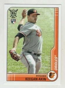 (10) Lote de tarjetas de novato Keegan Akin 2021 TOPPS BIG LIGUE #36 ORIOLES BALTIMORE - Imagen 1 de 1
