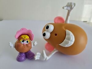 Vintage Mr Potato Head (incomplete) and Baby Potato Head, 1985, collectable