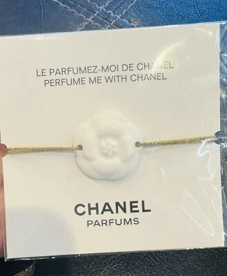 CHANEL Perfume Me VIP-Gift Ceramic White Camellia Adjustable Bracelet - NEW - Image 1 of 3