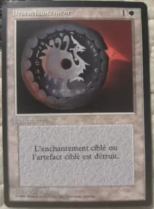 Desenchantement (Disenchant) Magic the Gathering French common Revised FBB - Picture 1 of 2