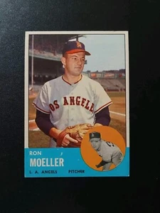 1963 Topps #541 Ron Moeller Hi # No Creases No Wrinkles Free Shipping - Picture 1 of 2