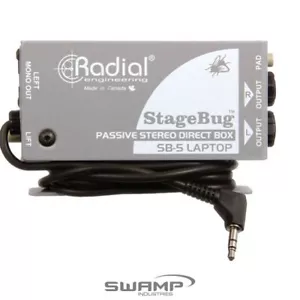 Radial Stagebug SB-5 Compact Stereo Laptop DI Passive Mobile Devices Tablets - Bild 1 von 5