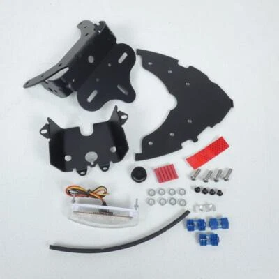 Support plaque immatriculation LP0083BK Leds R&G pour moto Suzuki 650 Gladius - Photo 1/4