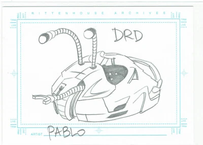 Farscape Season 3 Artist Sketch Sketchafex Pablo Raimondi - Character DRD - Image 1 of 2