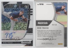 2020 Panini Prizm Draft Picks White Donut Circle /50 Nick Frasso #PDP106 Auto