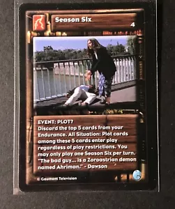 Season Six x3 Highlander CCG TCG 1st Edition - Bild 1 von 1