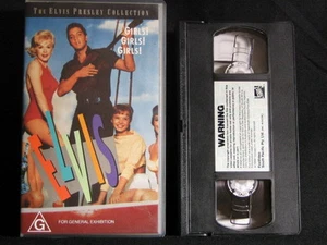 Girls! Girls! Girls! Elvis Presley. VHS Cassette Tape. 1993. Made In Australia - Imagen 1 de 3