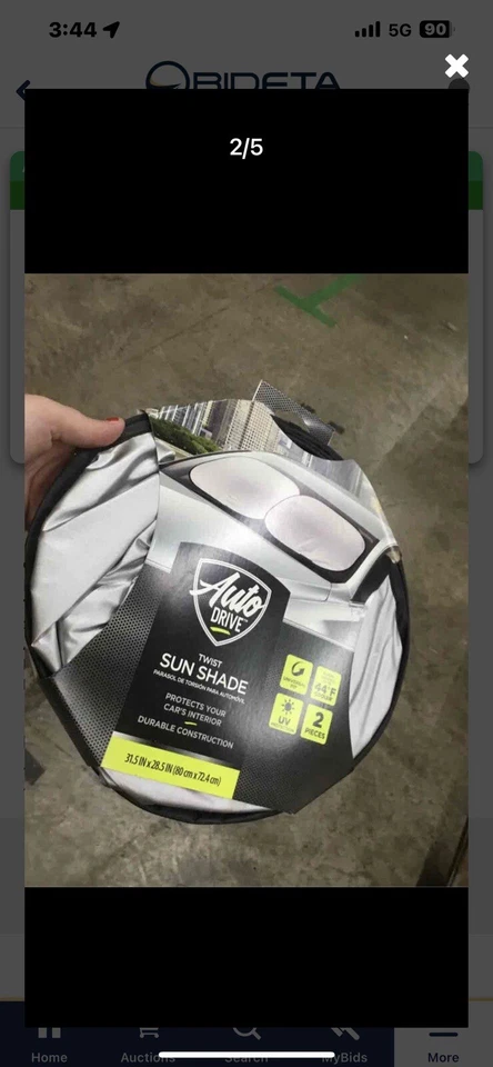 car front window sun visor shade cover - Image 1 of 1