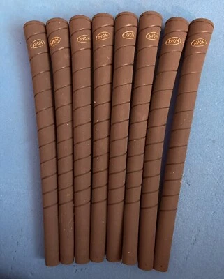 Eight Dark gray Avon Golf Club Grips -Never Used Foto 1 de 3