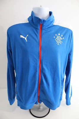 Chaqueta Puma Rangers FC azul con cremallera grande para hombre - Imagen 1 de 4