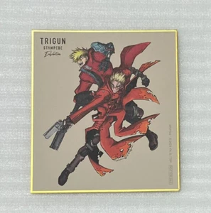 TRIGUN STAMPEDE EXHIBITION Mini Art Card Shikishi Vash original illustration - Picture 1 of 1