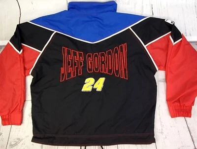 Chaqueta de Colección Nuez moscada NASCAR Racing Jeff Gordon #24 Bordada Ligera, Talla M Foto 1 de 4