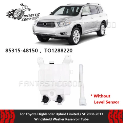 For Toyota Highlander Hybrid Limited 2008-2013 Windshield Washer Reservoir Tube - Image 1 of 4