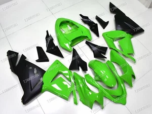 For 2004-2005 Ninja ZX-10R Green Black ABS Injection Mold Bodywork Fairing Kit - Picture 1 of 9