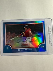 K144,918 - 2005 Bowman Chrome Blue Refractors #74 Hideki Matsui #/150