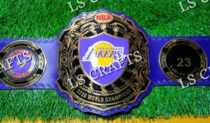 Cutsom Los Angeles Lakers Championship Belt Adult Size 2mm Brass - Picture 1 of 7