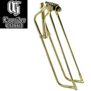 Lowrider Classic 26" Steel OG Vintage Spring Fork 1" Gold - Picture 1 of 1