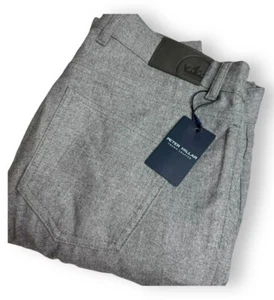 Peter Millar Excursionist Flex Alpine 5 Pocket Wool Pants Nickel Gray 36x34 $285 - Picture 1 of 21