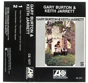 Cassette Gary Burton and Keith Jarrett 1977 Atlantic Records CS 1577 - Picture 1 of 2