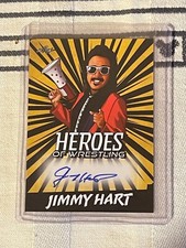 2023 Leaf HEROS OF WRESTLING - Signed - JIMMY HART - Black/Yellow