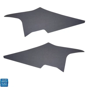 70-72 Chevelle Plain Headliner Ear Muff Sail Panel Boards Black 2 Door Hardtop - Picture 1 of 1