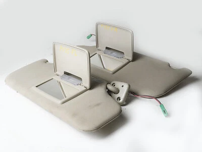 2010 - 2011 Ford Taurus Sun Visor Shade W Light Mirror Set Of 2 Right Left Foto 1 de 4