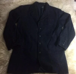 Liz Claiborne Damengröße 8 Liz Wear Wollmischung Blazer Jacke Sport Mantel marineblau - Bild 1 von 10