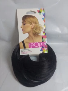 Pop by Hairdo Wavy Wrap Synthetic Hair Ebony R2 Tru2Life Heat-Friendly New - Picture 1 of 2