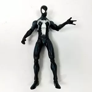 Hasbro Marvel 2009 Symbiote Black Suit Spiderman 6" Action Figure - Picture 1 of 2