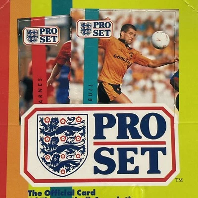 1990-91, Pro Set Football Association (Sealed Box NEW NOS) Vintage Cards Soccer - Image 1 of 4