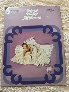 Vintage 1973 Jack Frost Prospekt 212, "Gypsy Baby Afghanans" Stricken und Häkeln - Bild 1 von 3