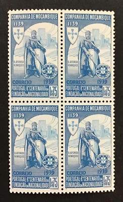 MOZAMBIQUE COMPANY 1940 XF MNH Blocks of 4 Sc#201 - Image 1 of 2