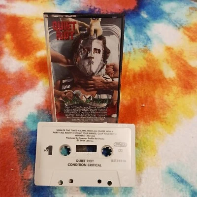 QUIET RIOT CONDITION CRITICAL ~ Cassette ~ TESTED ~ CLEAN ~ (NM) ~ BARELY USED!! - Image 1 of 4
