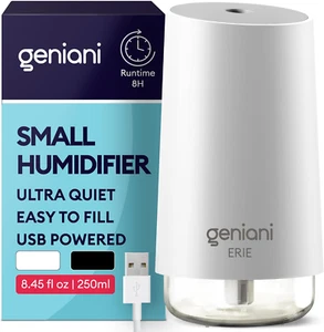 Portable Cool Mist Humidifiers for Bedroom & Office - Ultrasonic Humidifier for - Picture 1 of 9