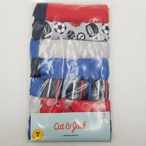 Boys 7 Pack Sports Boxer Brief Underwear Cat & Jack Size XL (16) - Picture 1 of 8