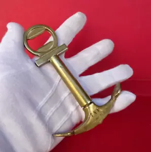 NAUTICAL BRONZE VINTAGE CORKSCREW & BOTTLE OPENER VINTAGE T.N.V. BARCELONA 1978 - Imagen 1 de 19