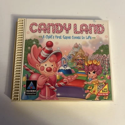 Hasbro Interactive Candy Land Computer CD ROM Game 1998 Age 3 & Up Used VG Q43 - Image 1 of 4