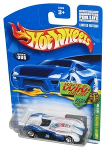 Hot Wheels Treasure Hunt 6/12 (2002) White Panoz LMP-1 Roadster S Toy Car #006 - Picture 1 of 1