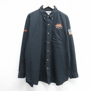 XL Used Long Sleeve Work Shirts Mens INTERMODAL Large Size Length Used SSYR-0 - Picture 1 of 10